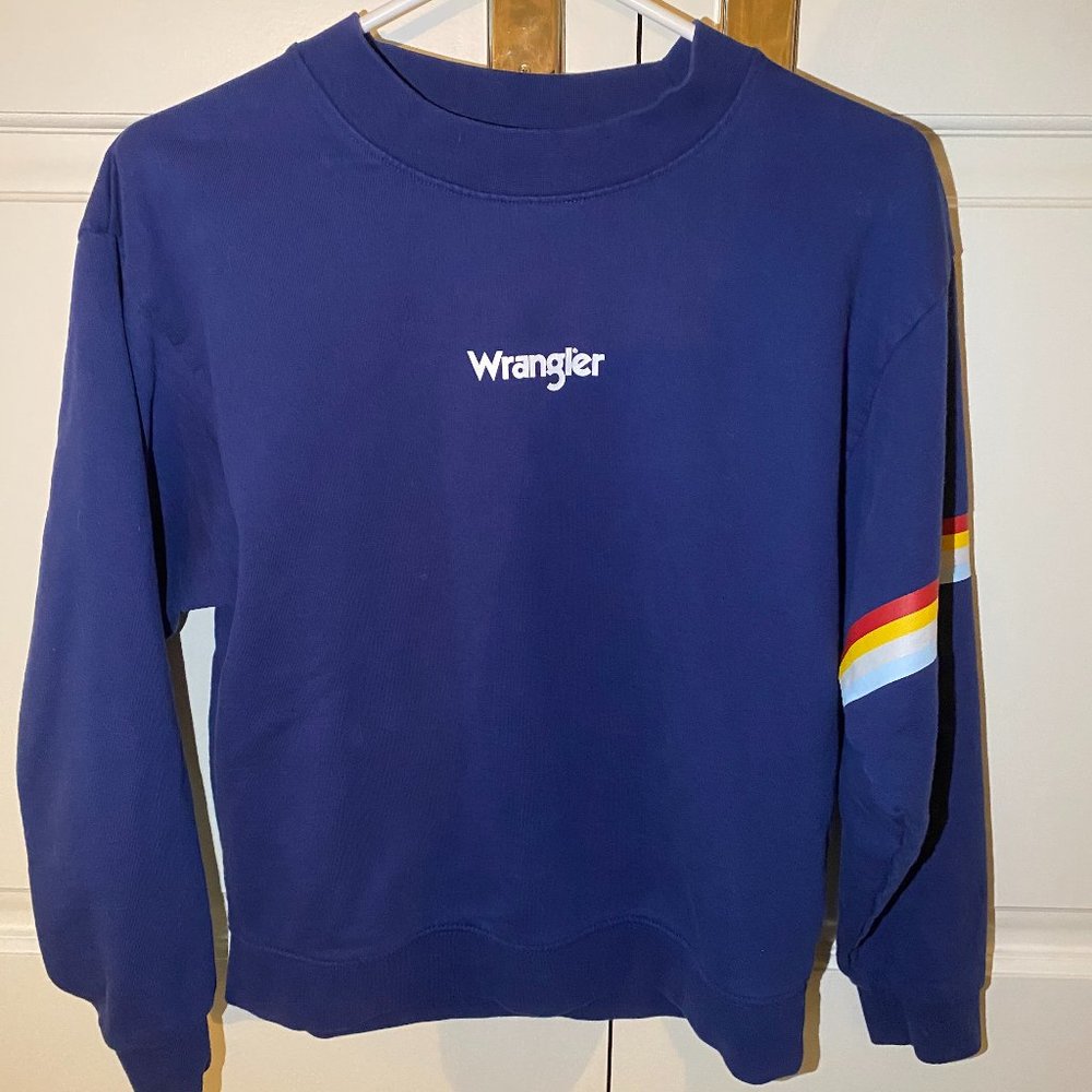 Blue Wrangler Crewneck